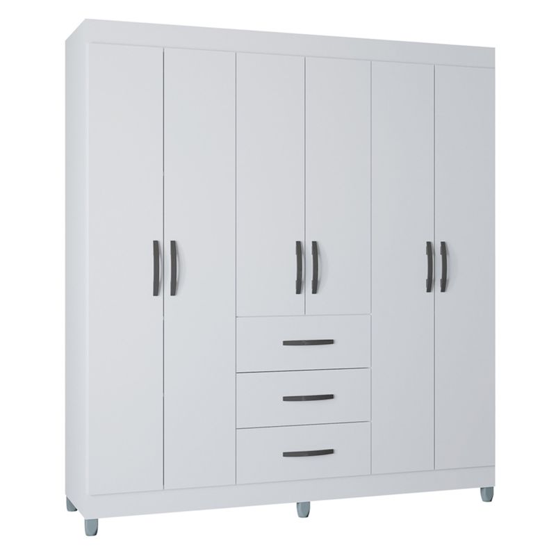 AKIVOY - Closet 6p Sevilla 163cm Color Blanco