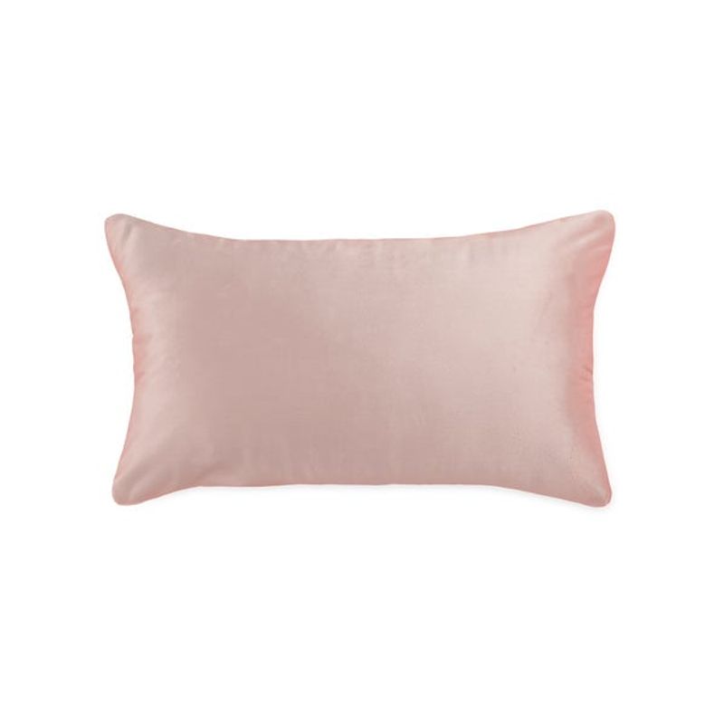 VIANNEY - Funda De Cojín Velvet Soft Pink Rectangular Vianney