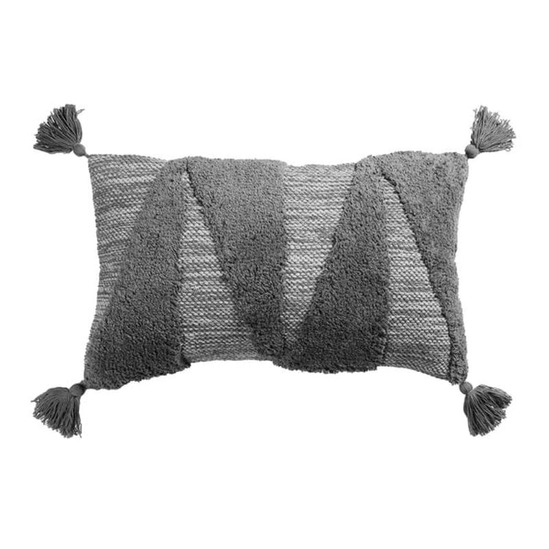 VIANNEY - Funda De Cojín Mumbai Gray Rectangular Vianney