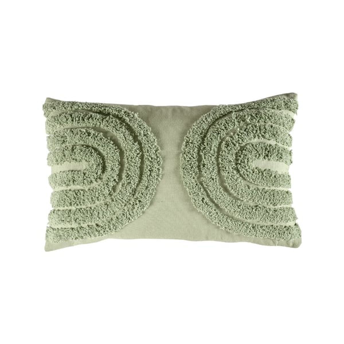 VIANNEY - Funda De Cojín Mumbai Verde Rectangular Vianney