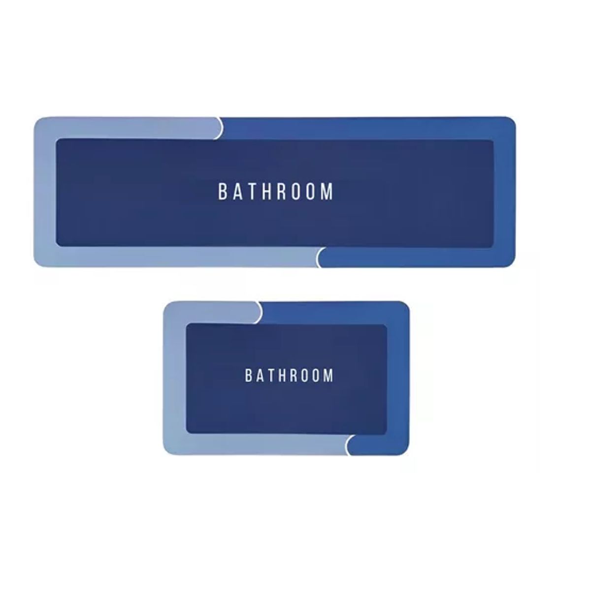 GENERICO - Tapete Alfombra Cocina Absorbente Y Antideslizante Juego X2