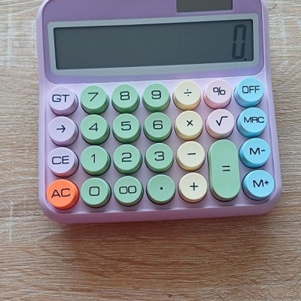 GENERICO - CALCULADORA PARA ESCRITORIO COLOR LILA