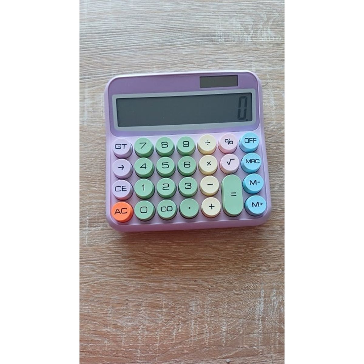 GENERICO - CALCULADORA PARA ESCRITORIO COLOR LILA