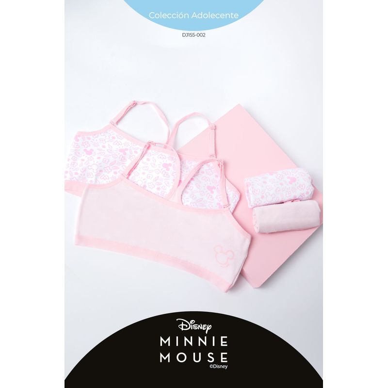 LILI PINK - Top coleccion Minnie para adolecentes paquete x2