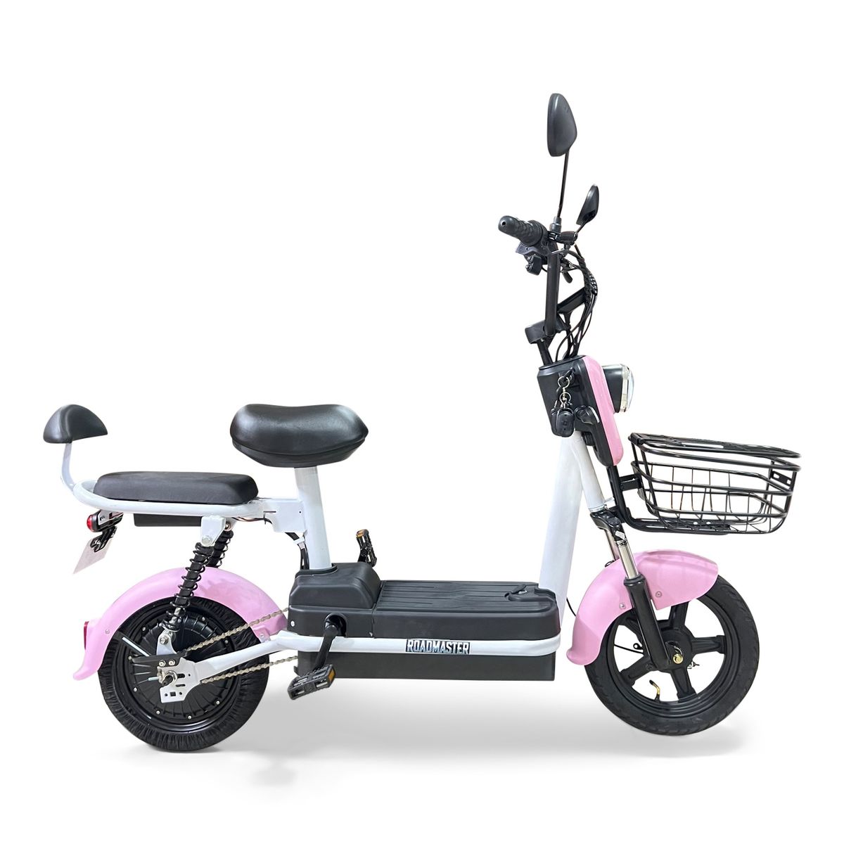 ROADMASTER - Bicicleta Electrica Roadmaster Evo Ciclomotor Moto Rosada