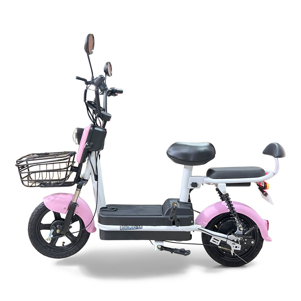 ROADMASTER - Bicicleta Electrica Roadmaster Evo Ciclomotor Moto Rosada