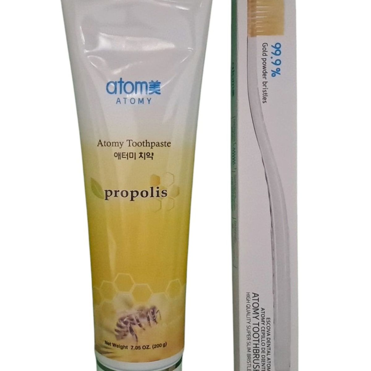 GENERICO - Pasta Dental Propoleo 200 Grms + Cepillo Dental Nano Oro