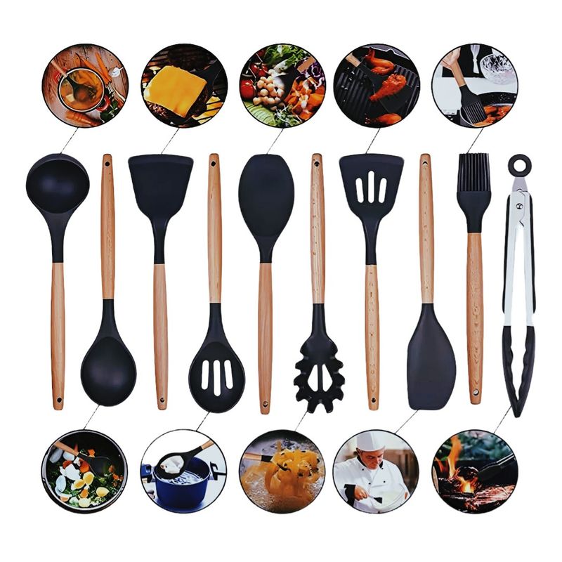 GENERICO - Accesorios Para Chef Y Cocina Cucharones X 12