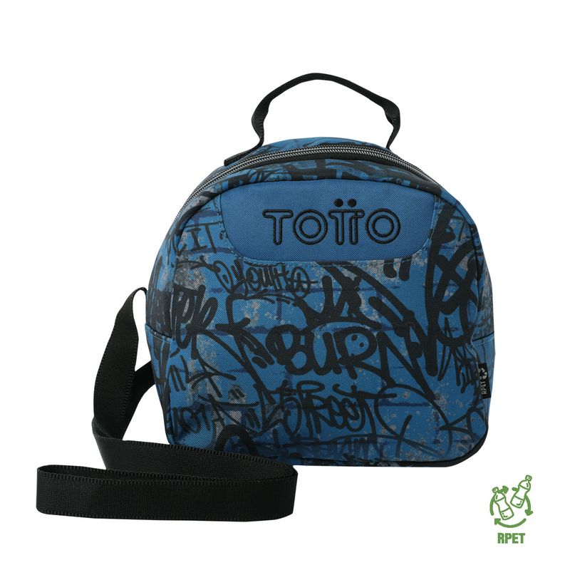 TOTTO - Lonchera Térmica Para Hombre con Portacomida Borrador Totto