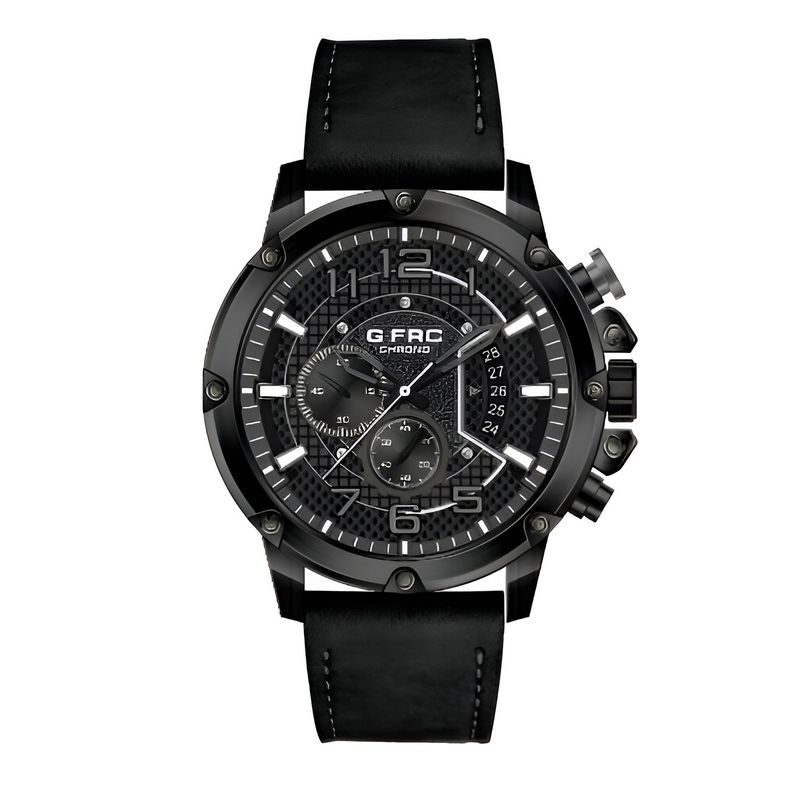 GFORCE - Reloj G-force H3680g Cronografo Funcional Cuero + Estuche