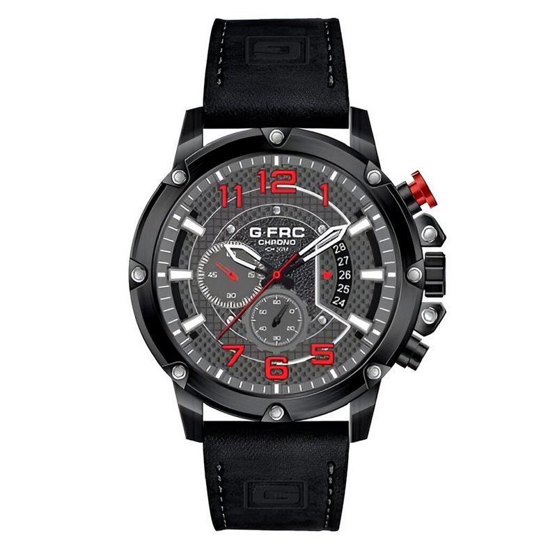 GFORCE - Reloj G-force H3680g Cronografo Funcional Cuero + Estuche