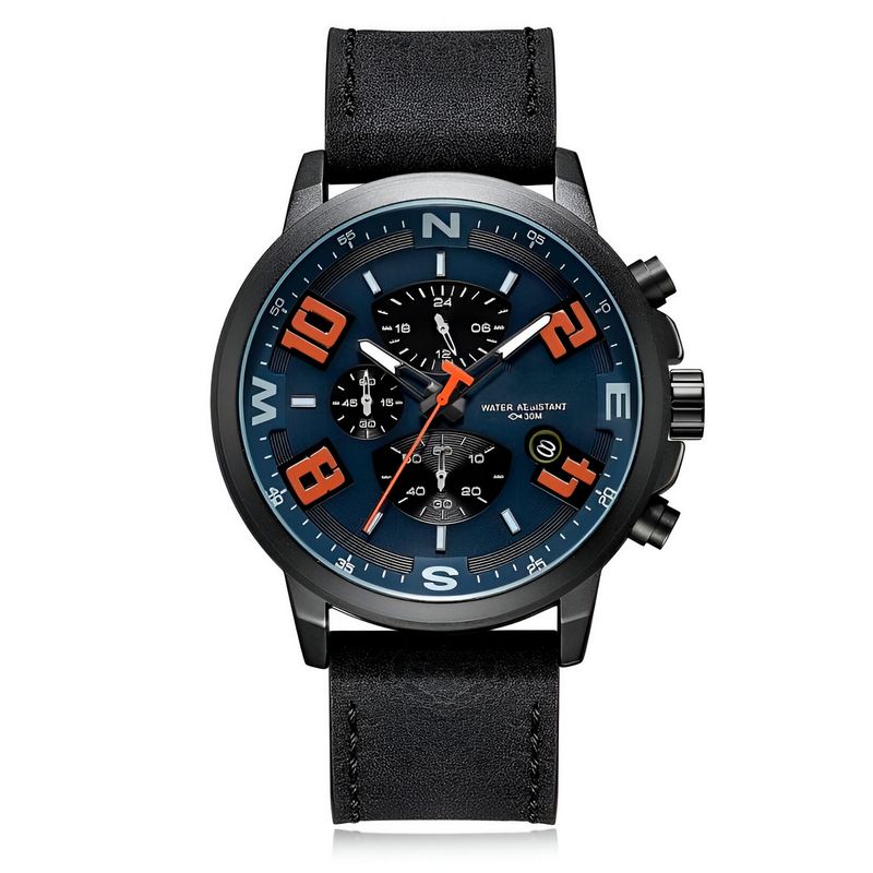 GFORCE - Reloj G-force H3801g Cronografo Funcional Cuero + Estuche