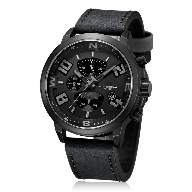 GFORCE - Reloj G-force H3801g Cronografo Funcional Cuero + Estuche