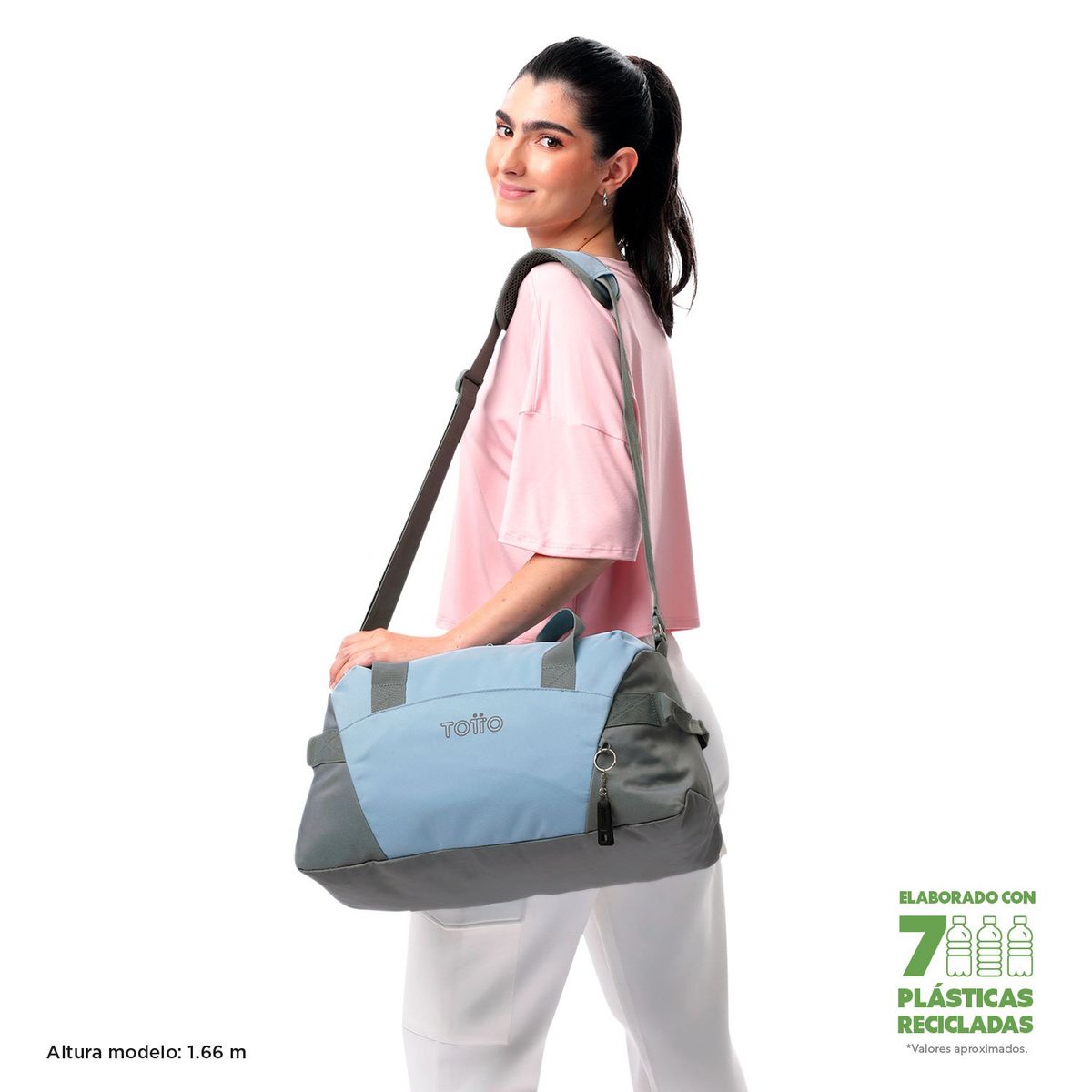 TOTTO - Tula Deportiva Para Mujer Azul Claro Active Pro Totto