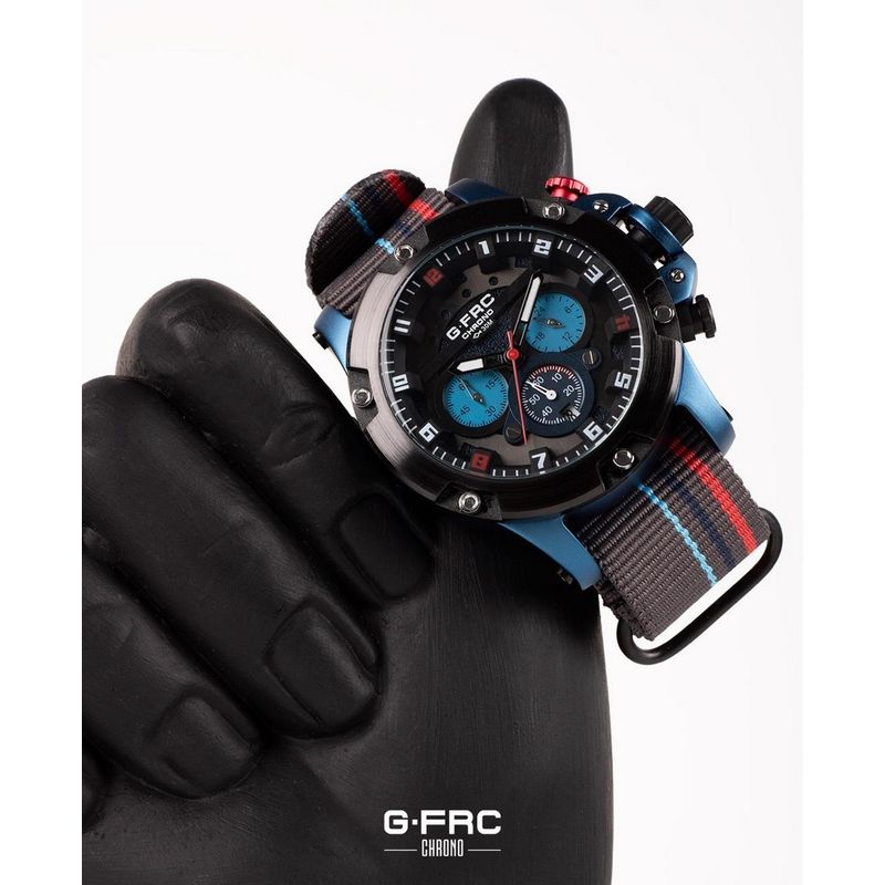 GFORCE - Reloj G-force H4053g Cronografo Funcional Nylon + Estuche