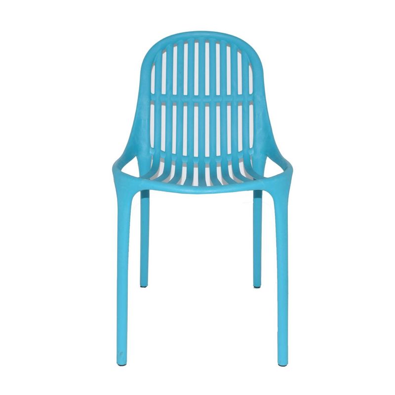 ERGONOMUS - Silla Plástica Ergonomus Varillada de Polipropileno Agua Marina