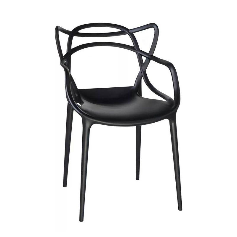 ERGONOMUS - Silla Plástica Ergonomus Moderna Con Protección UV Negra