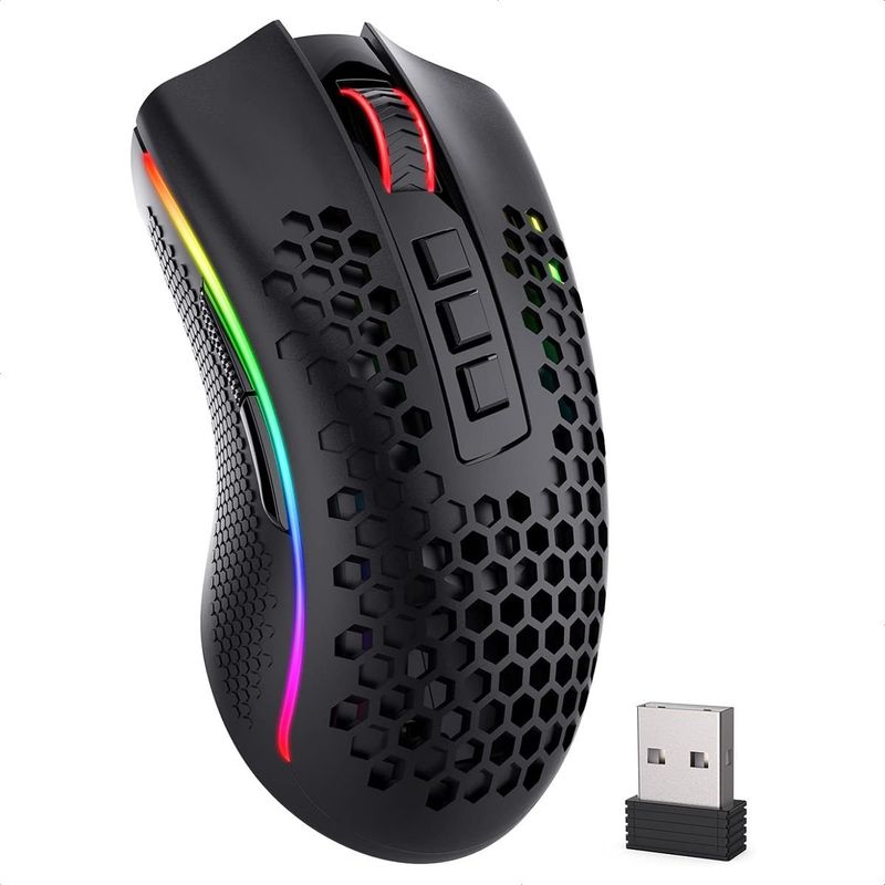 REDRAGON - Mouse Gamer Inalámbrico Redragon M808-KS Storm Pro 16000DPI