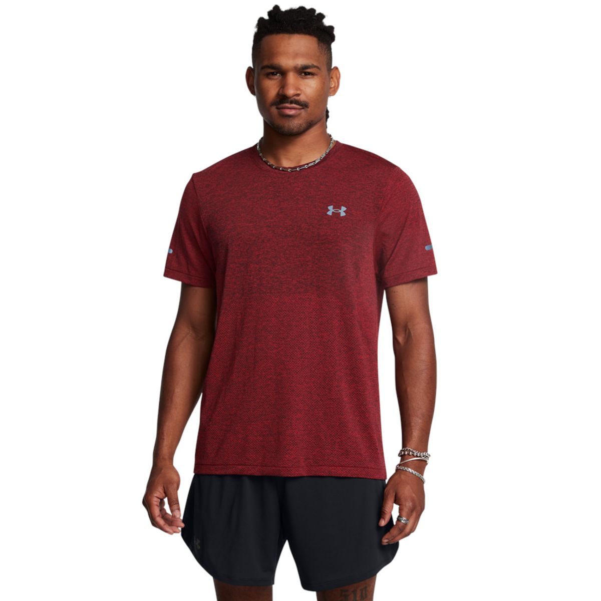 UNDER ARMOUR - Camiseta Hombre Under Armour Seamless Stride S Rojo UNDER ARMOUR