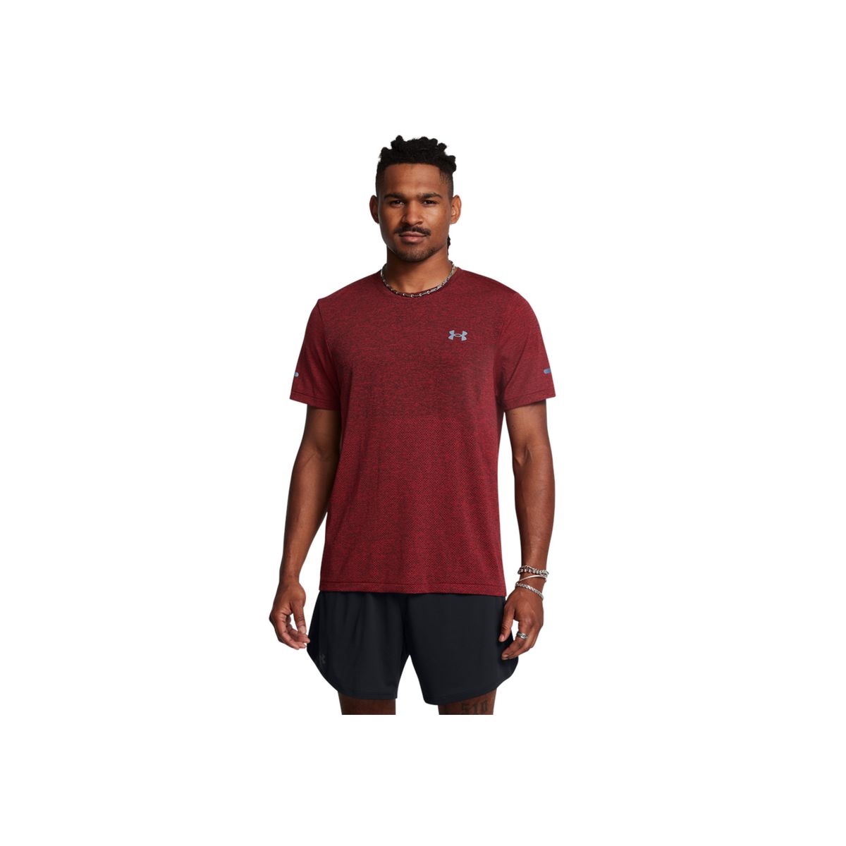 UNDER ARMOUR - Camiseta Hombre Under Armour Seamless Stride S Rojo UNDER ARMOUR