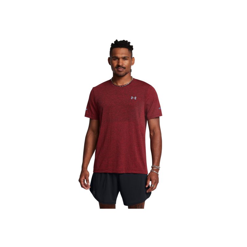 UNDER ARMOUR - Camiseta Hombre UNDER ARMOUR UA SEAMLESS STRIDE S Rojo UNDER ARMOUR.