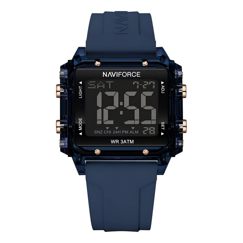 NAVIFORCE - Reloj Naviforce Sport Nf7101 Digital Mujer Goma + Estuche