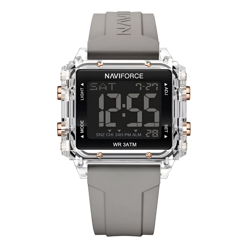 NAVIFORCE - Reloj Naviforce Sport Nf7101 Digital Mujer Goma + Estuche