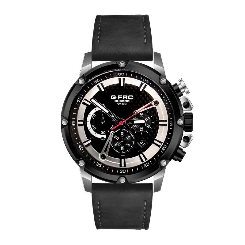 GFORCE - Reloj G-force H3833g Cronografo Funcional Cuero + Estuche