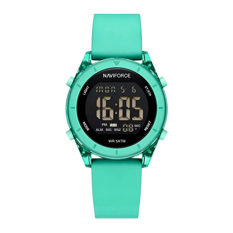 NAVIFORCE - Reloj Naviforce Sport Nf7108 Digital Mujer Goma + Estuche