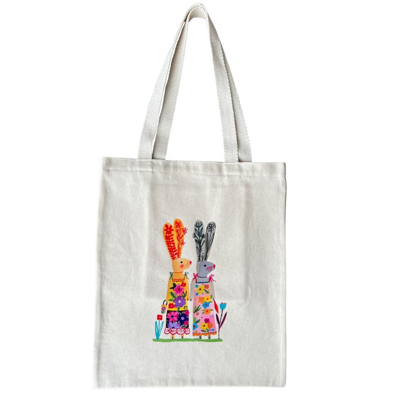 FRIOLENTA - Tote Bag Bolso Conejos Morral Bolsa Ecologica