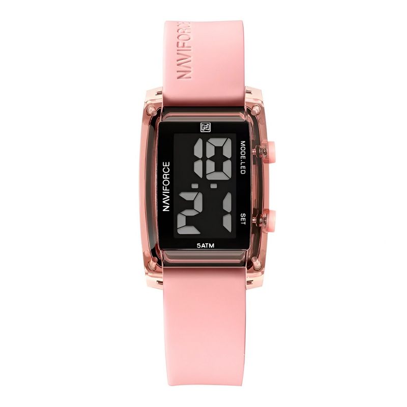 NAVIFORCE - Reloj Naviforce Sport Nf7118 Digital Mujer Goma + Estuche
