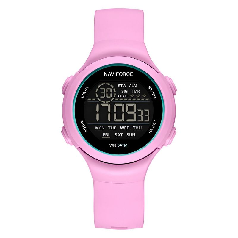 NAVIFORCE - Reloj Naviforce Sport Nf7119 Digital Mujer Goma + Estuche