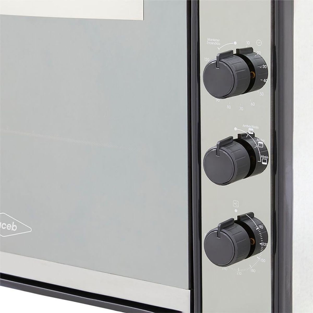 HACEB - Horno eléctrico Medio Formato Inox 220V Haceb