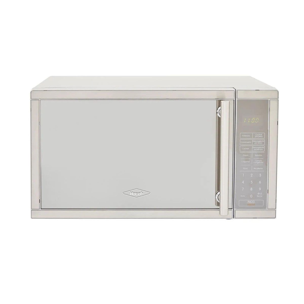 HACEB - Horno Microondas Haceb Inox Con Manija 07 20 Litros