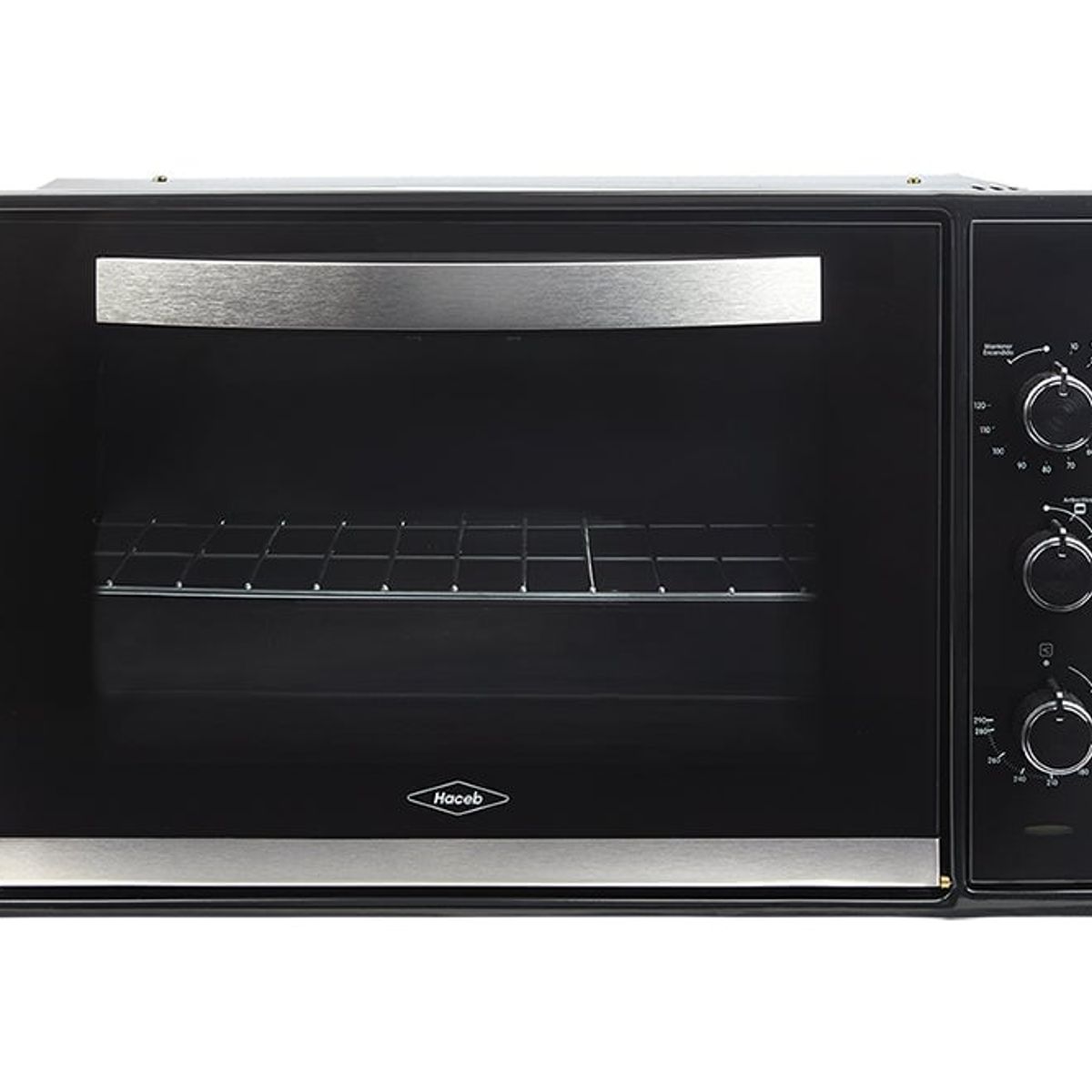 HACEB - Horno Eléctrico Medio Formato Negro 120V Haceb