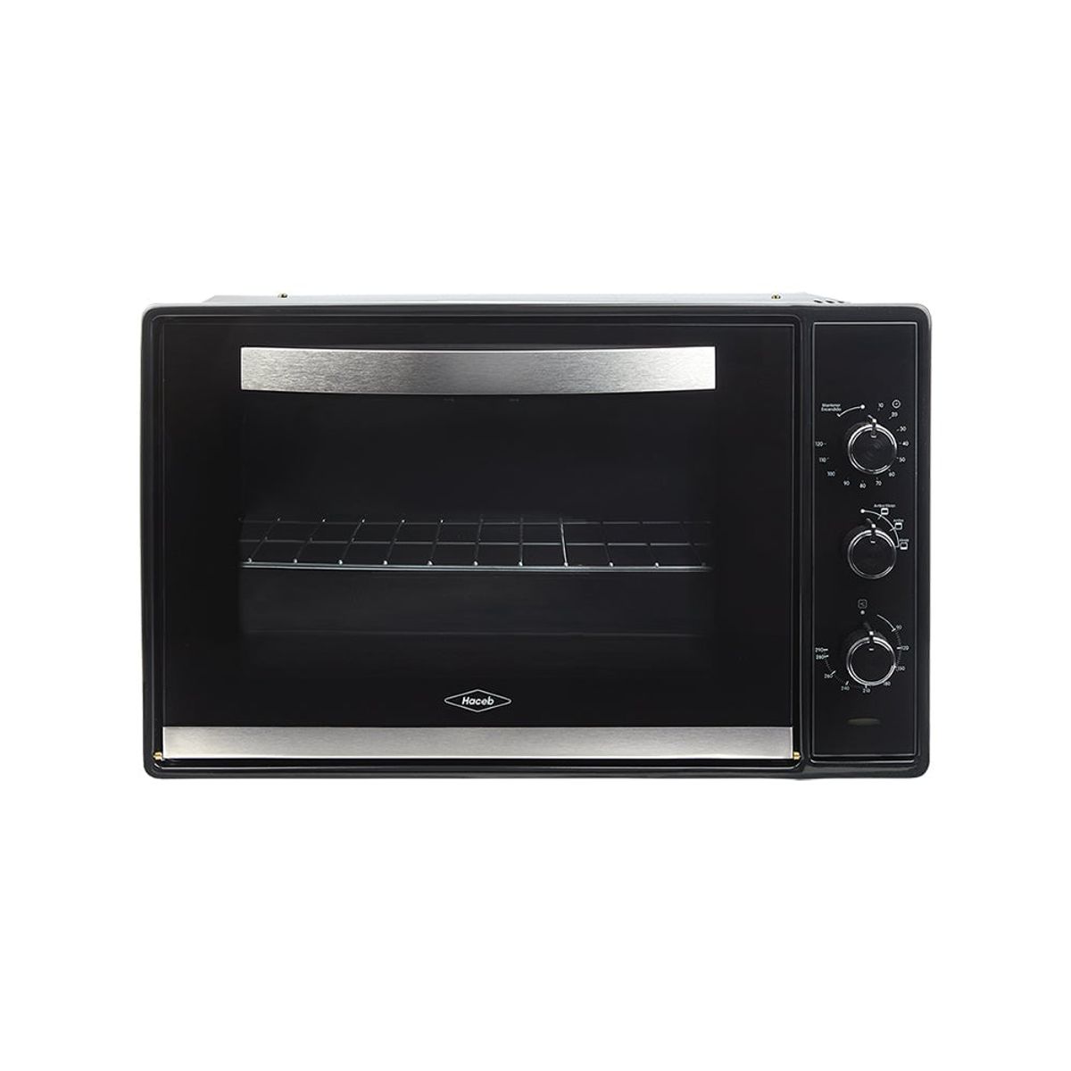 HACEB - Horno Eléctrico Medio Formato Negro 120V Haceb