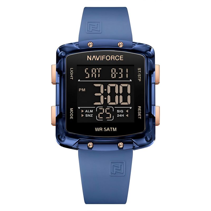 NAVIFORCE - Reloj Naviforce Sport Nf7121 Digital Mujer Goma + Estuche