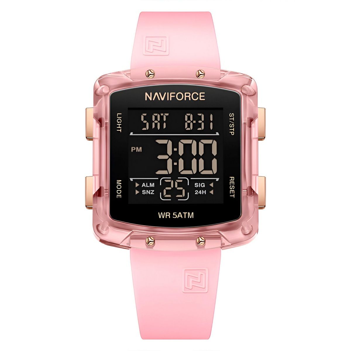 NAVIFORCE - Reloj Naviforce Sport Nf7121 Digital Mujer Goma + Estuche