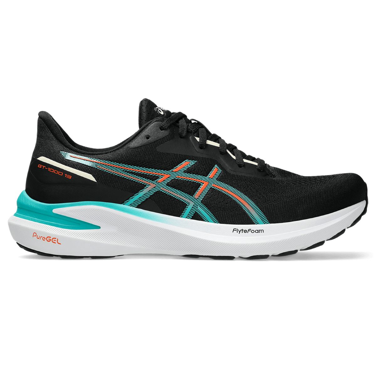 ASICS - Asics Gt-1000 13 Tenis negro de hombre para correr