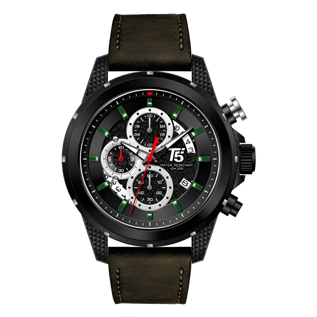 GFORCE - Reloj G-force H3844g Cronografo Funcional Cuero + Estuche