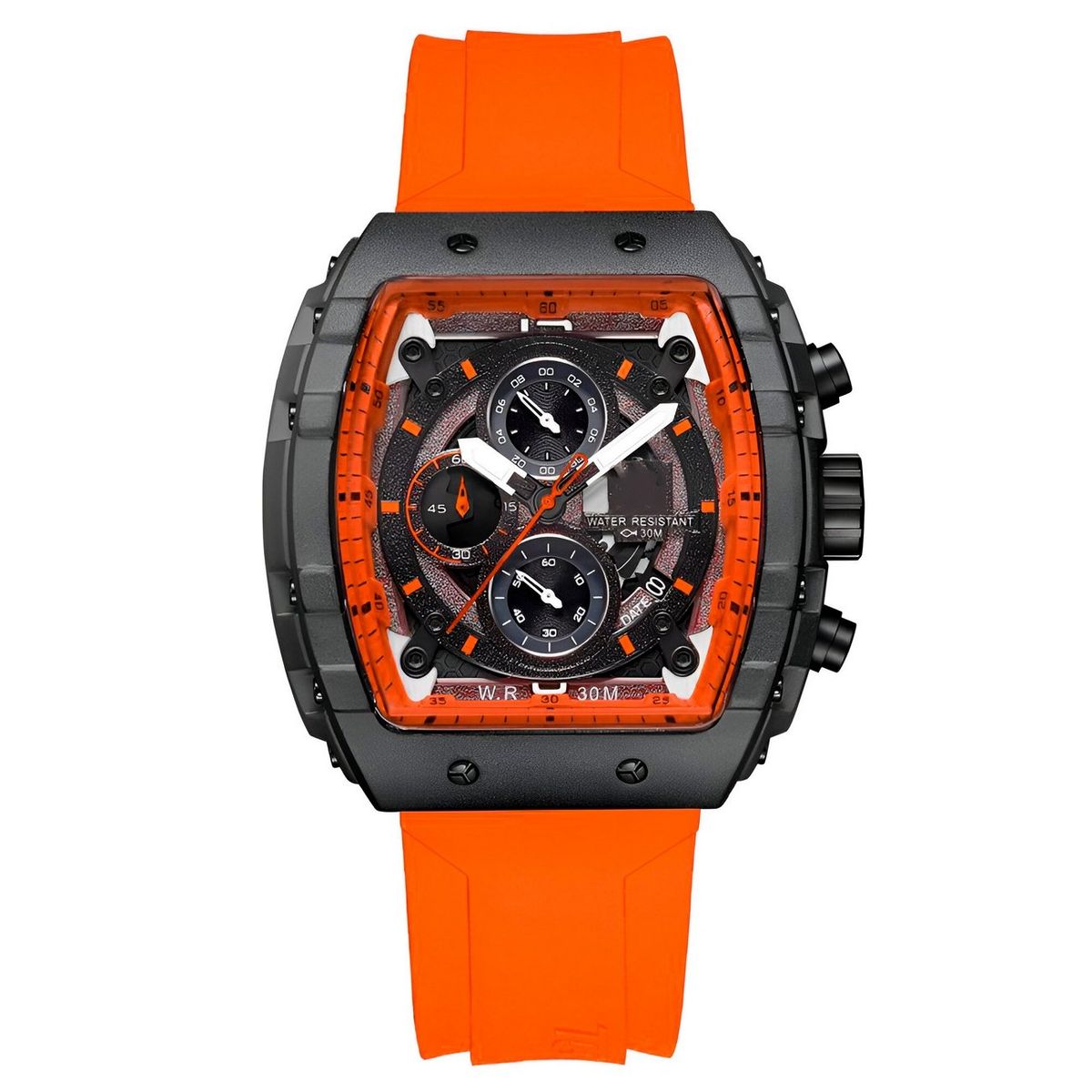 GFORCE - Reloj G-force H3996g Cronografo Funcional Goma + Estuche
