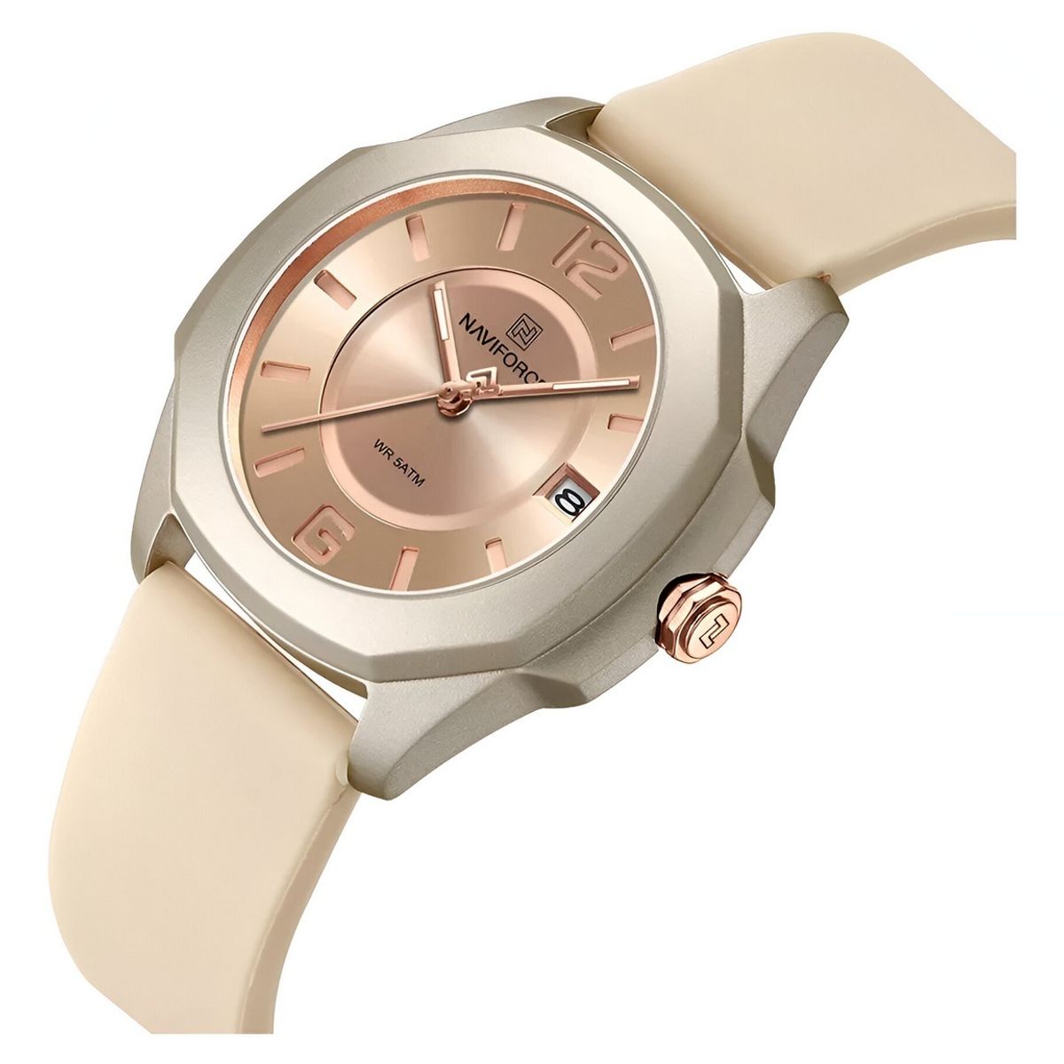NAVIFORCE - Reloj Naviforce Sport Nf7107 Mujer Goma + Estuche