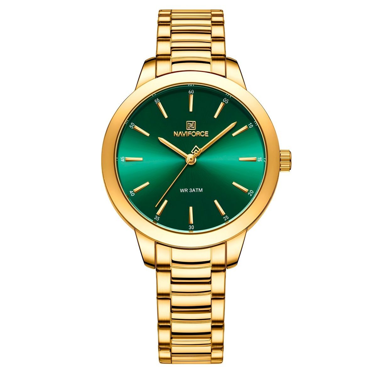 NAVIFORCE - Reloj Naviforce Casual Nf5025 Mujer Acero + Estuche