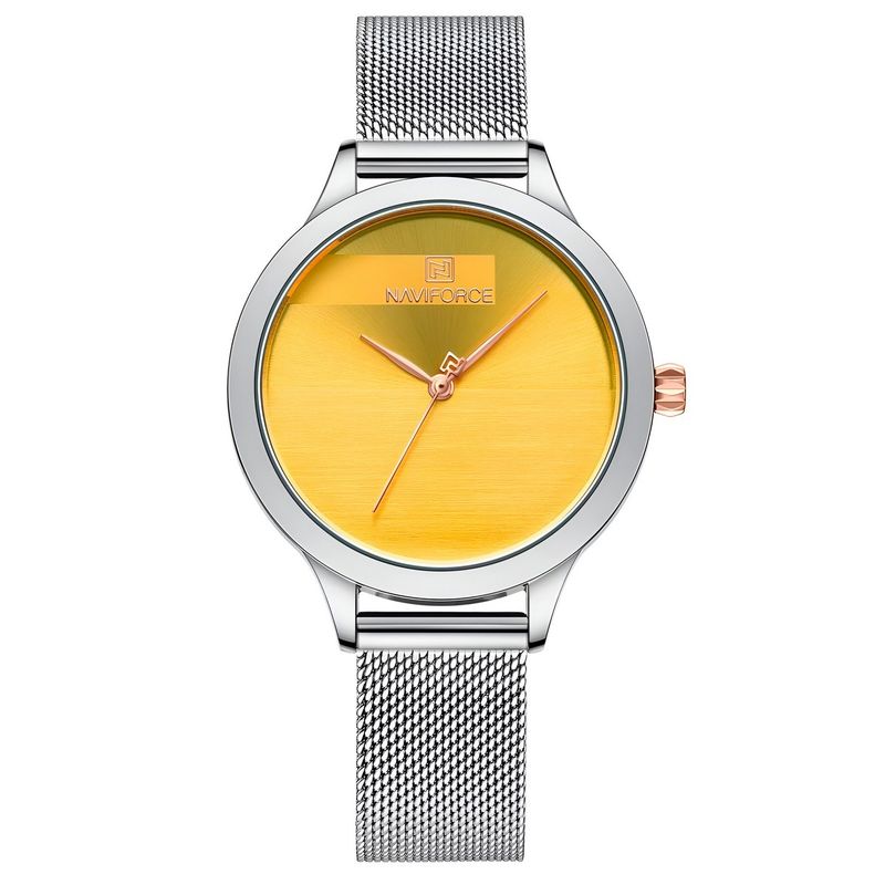 NAVIFORCE - Reloj Naviforce Casual Nf5027 Mujer Acero + Estuche