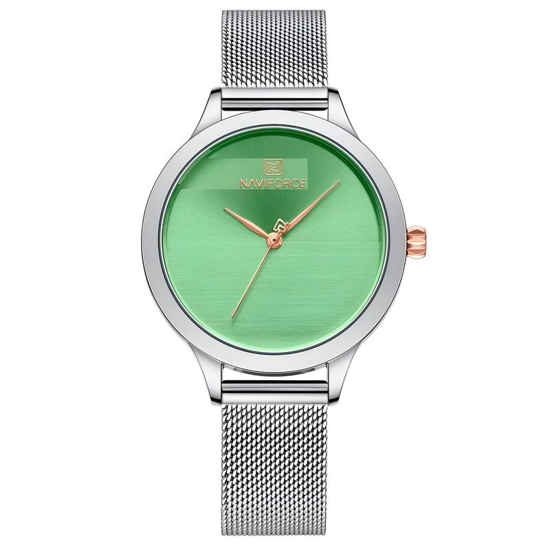 NAVIFORCE - Reloj Naviforce Casual Nf5027 Mujer Acero + Estuche