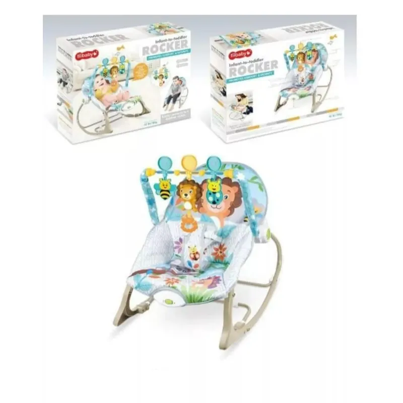 GENERICO - Silla Mesedora Vibradora y Musical Rocker Crece Conmigo Niño