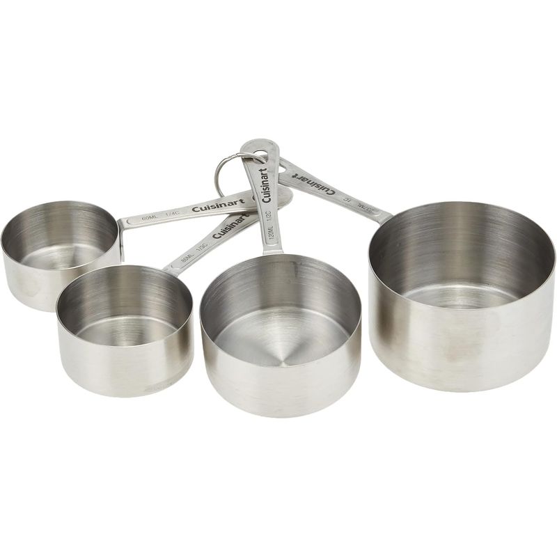 CUISINART - Tazas de Medir de Acero Inoxidable Cuisinart Set de 4 CTG-00-SMC
