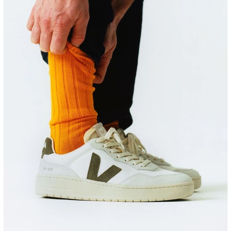 VEJA - Tenis veja de hombre v-90 b-mesh VEJA Blanco VD1720484BWHI