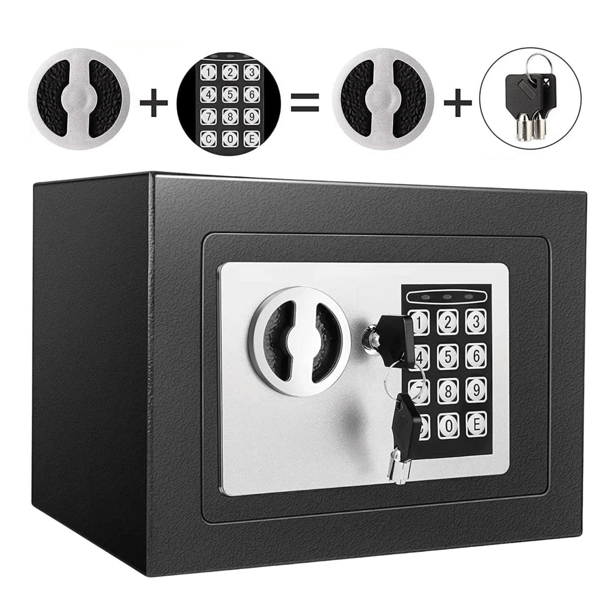 GENERICO - Caja Fuerte Digital Alta Seguridad Tipo Hotel Con Clave Llave