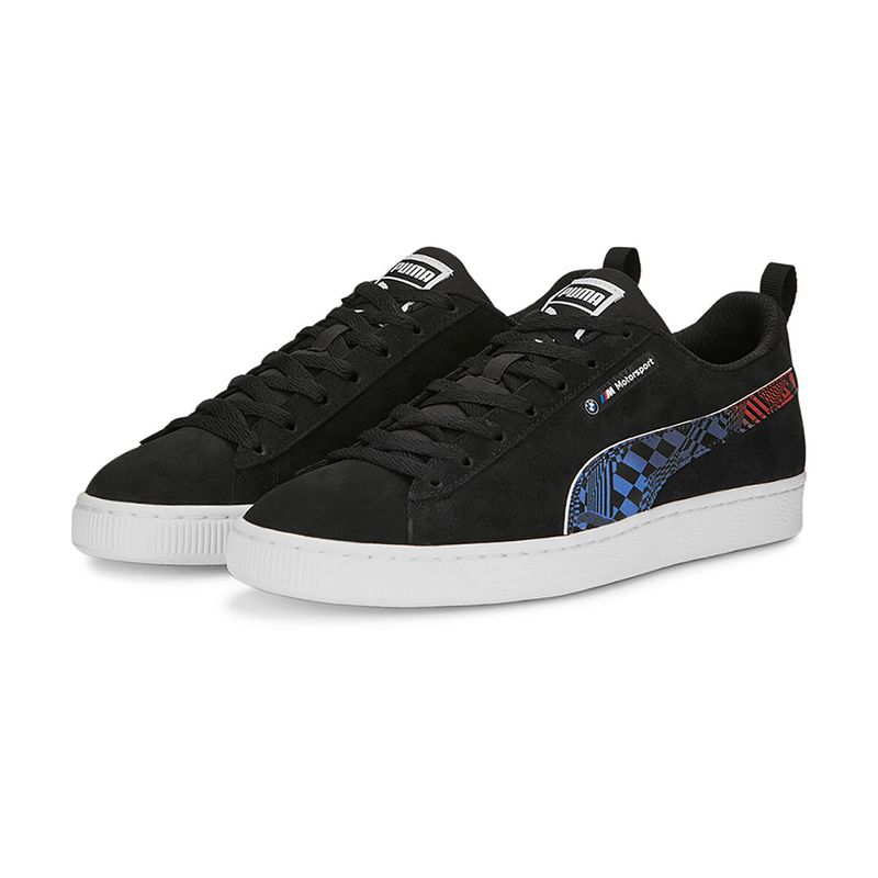 PUMA - Tenis Puma para Hombre Bmw Mms Suede Negro